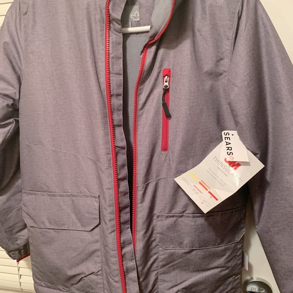 Winter jacket new never worn size 10-12 kids sears - Picture 2 of 3